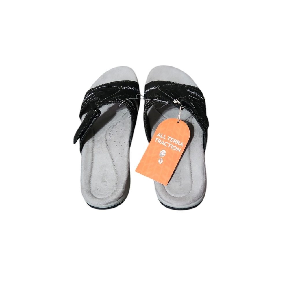 JBU black sandals size 8.5
